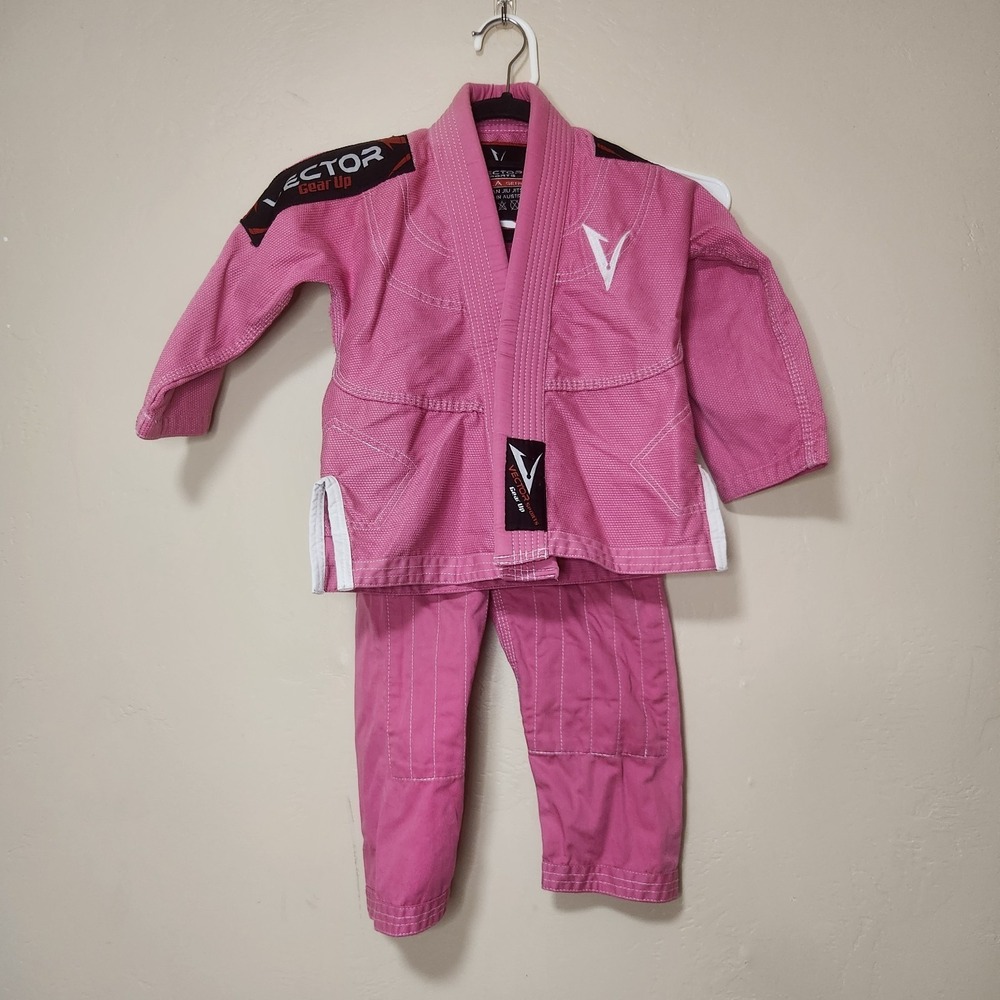 Vector Jiu Jitsu Gi Girls Size K00 Pink
